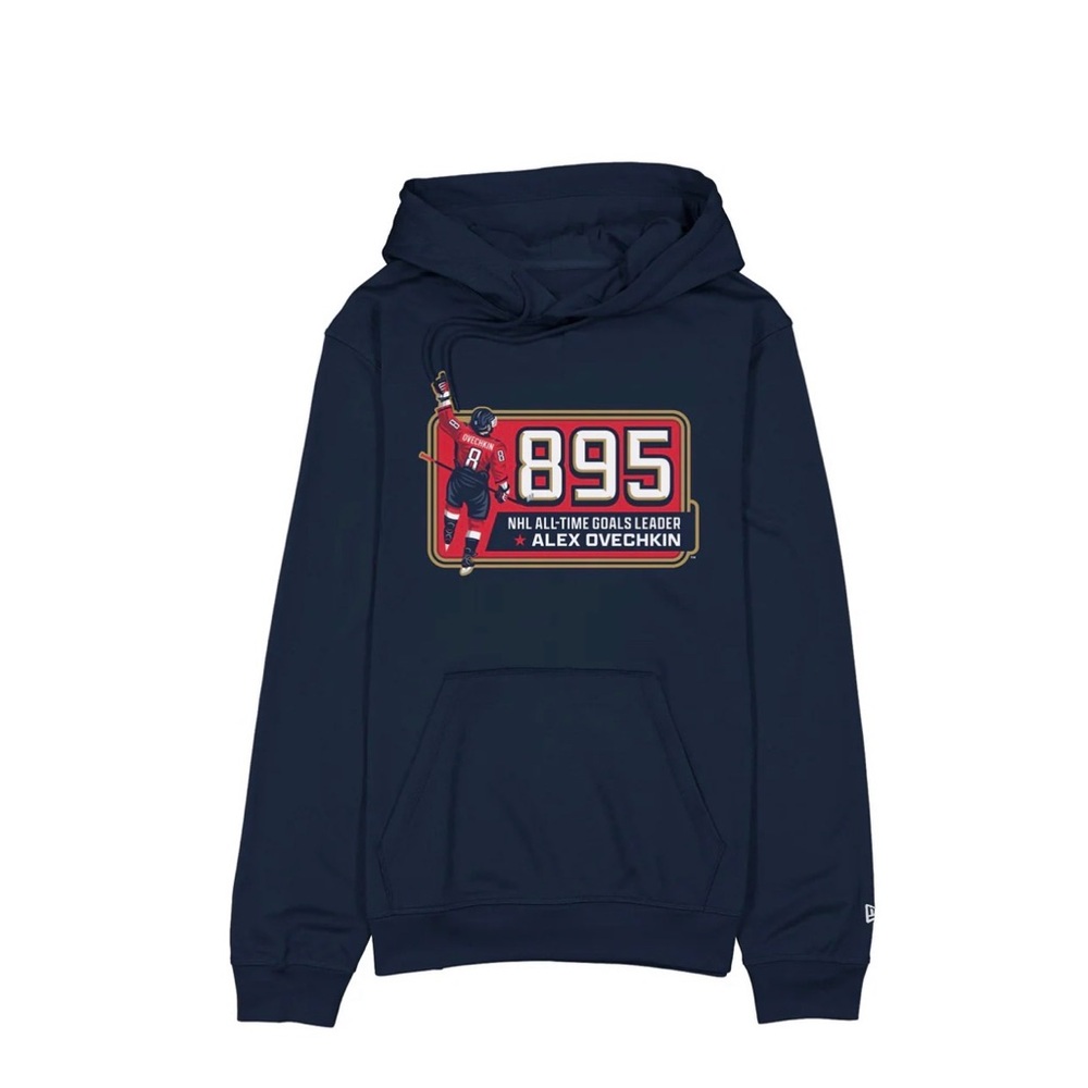 New Era | Washington Capitals Alex Ovechkin Goals Leader Hoodie | Medium | NWT